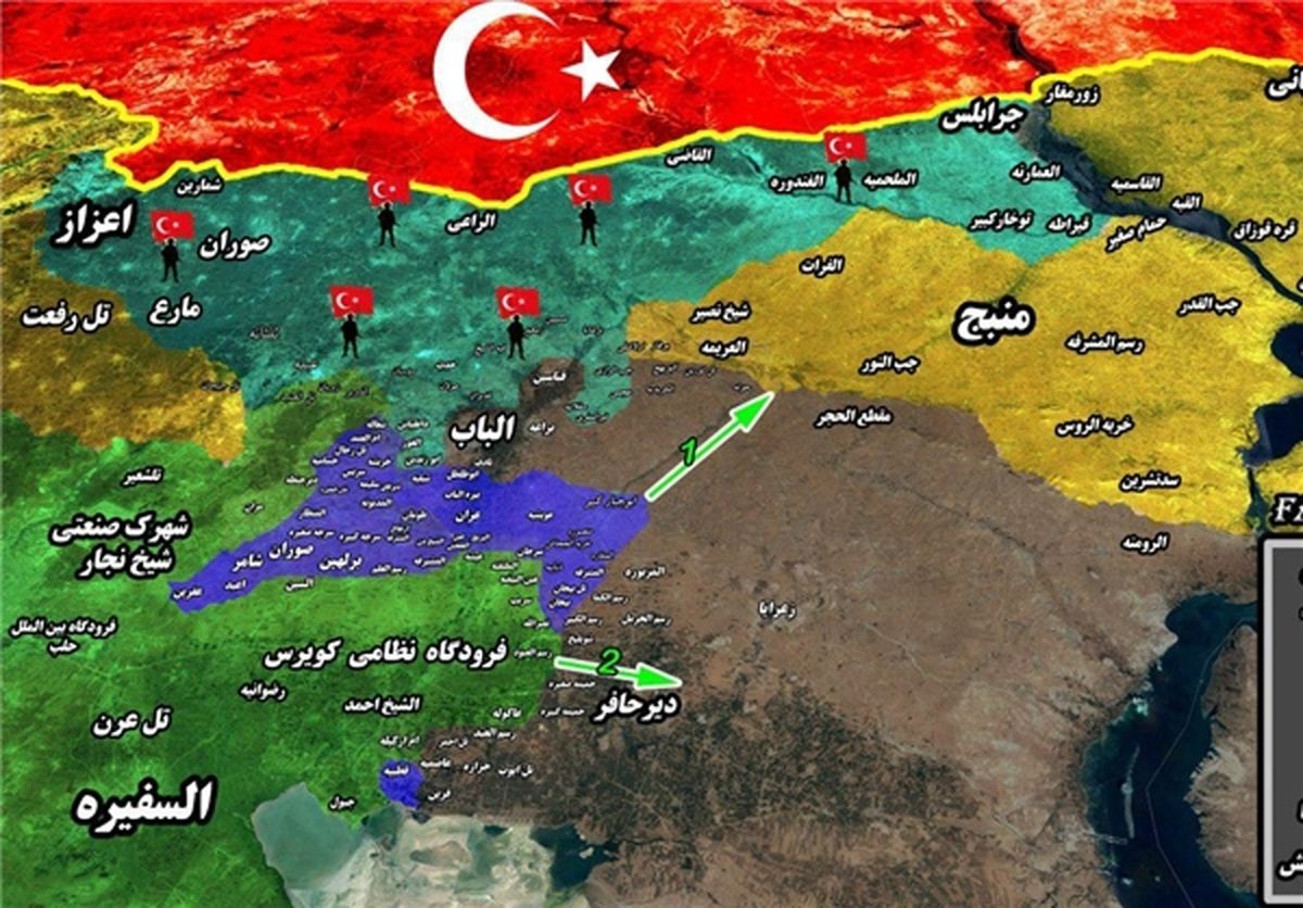 در شمال شرق حلب چه خبراست؟
