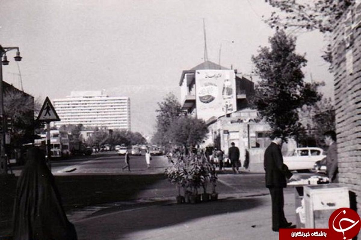 عکس: چهارراه یوسف آباد در سال 1340