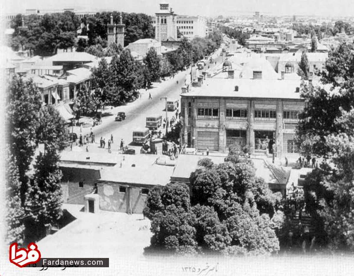 عکس: خیابان ناصر خسرو در سال ۱۳۲۵