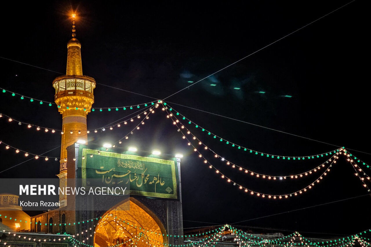 تصاویر: حرم مطهر امام رضا(ع) آستانه اعیاد شعبانیه