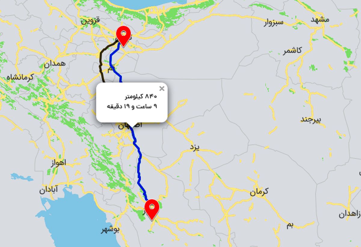بلیط شیراز تهران؛ گذری از باغ ارم به بازار بزرگ تهران
