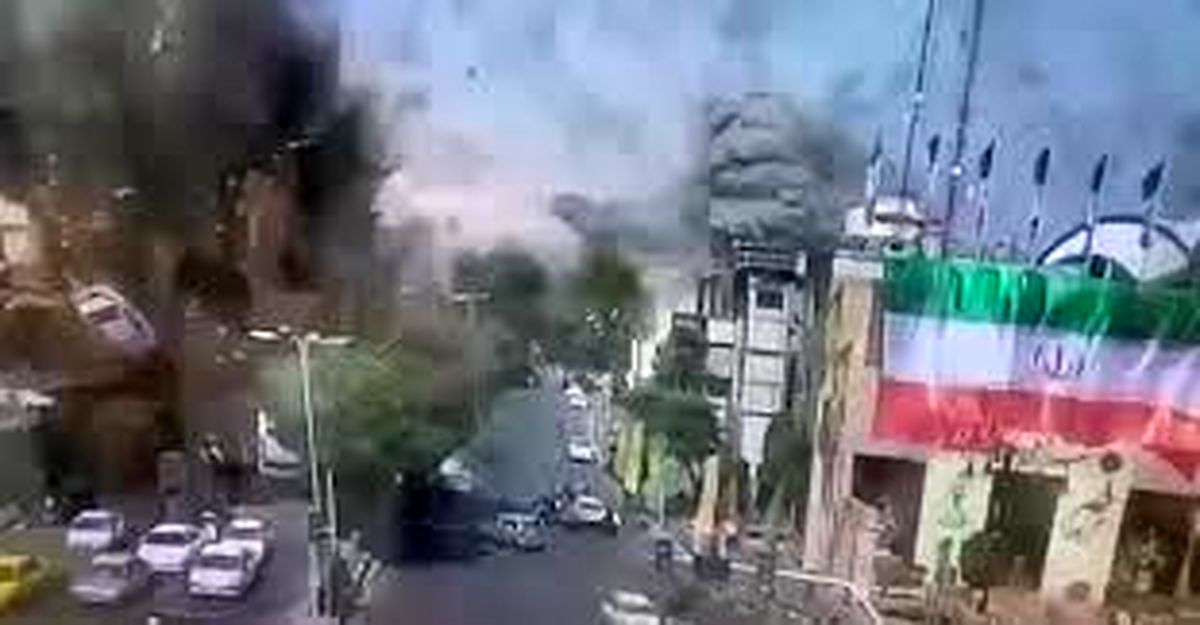 انتشار برای اولین بار؛ تصاویری از امدادرسانی و تلاش بی وقفه مردم، اورژانس و آتش نشانی پس از اصابت موشک به میدان تجریش