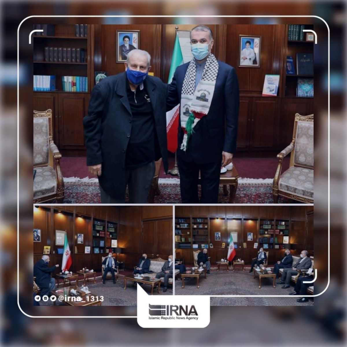 پایان ماموریت سفیر فلسطین +عکس