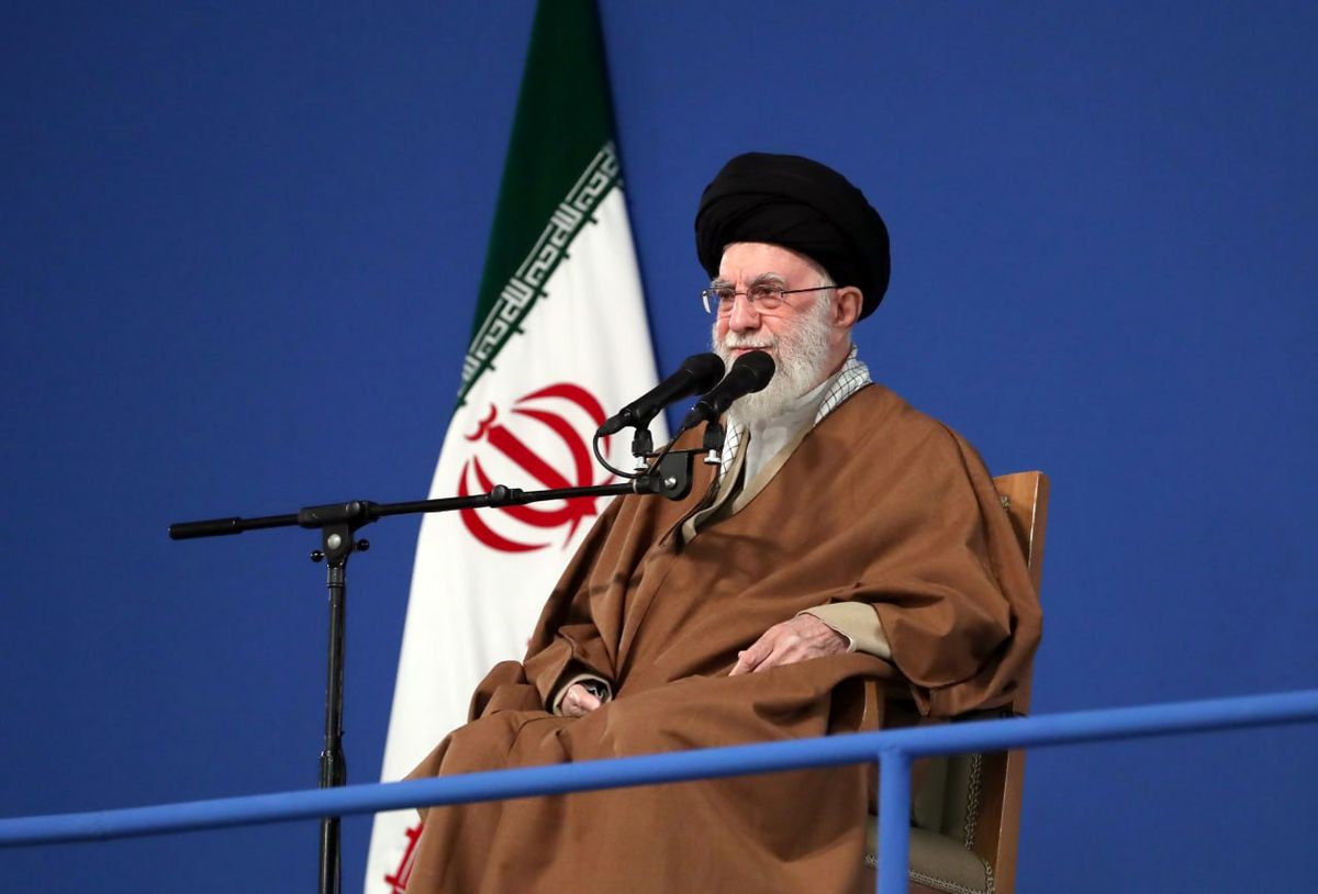 دعای رهبر انقلاب در پایان سخنرانی نوروزی