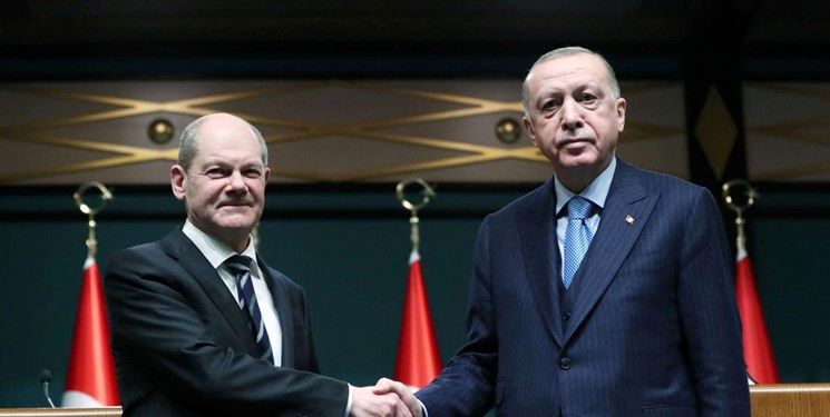 درخواست اردوغان از صدراعظم آلمان