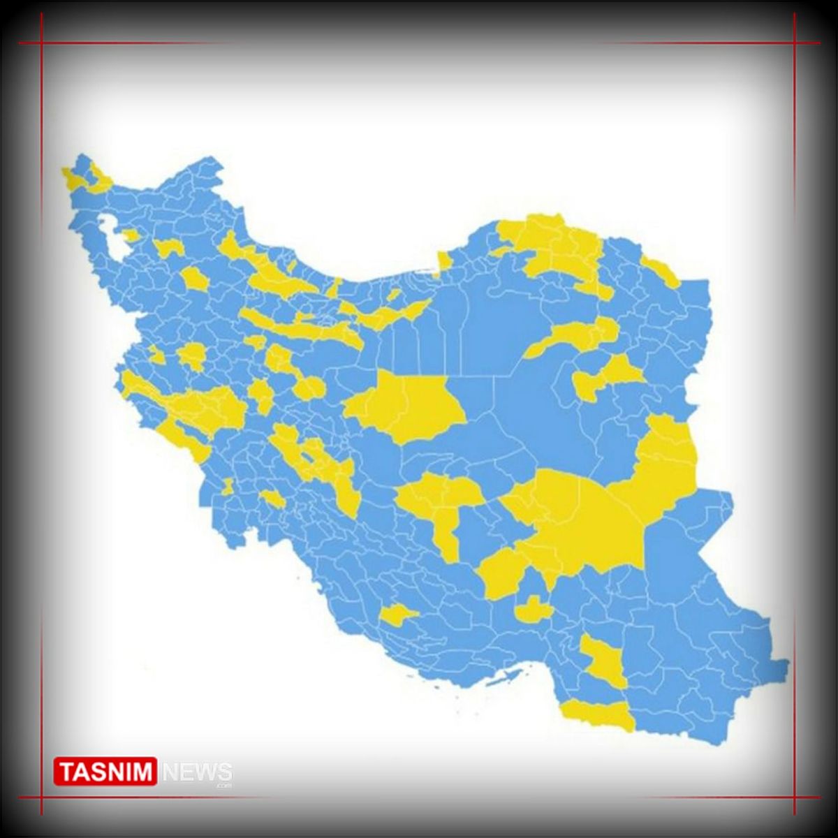آخرین رنگ‌بندی کرونایی کشور