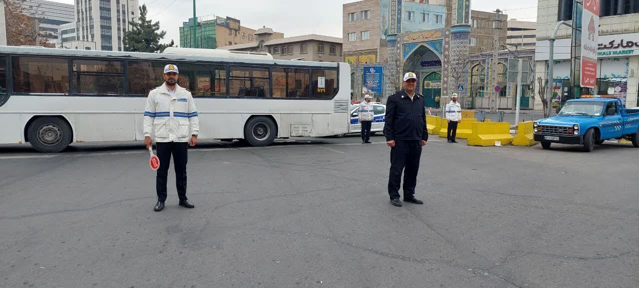 تمهیدات ترافیکی تجمع مردمی محکومیت اغتشاشات در تهران