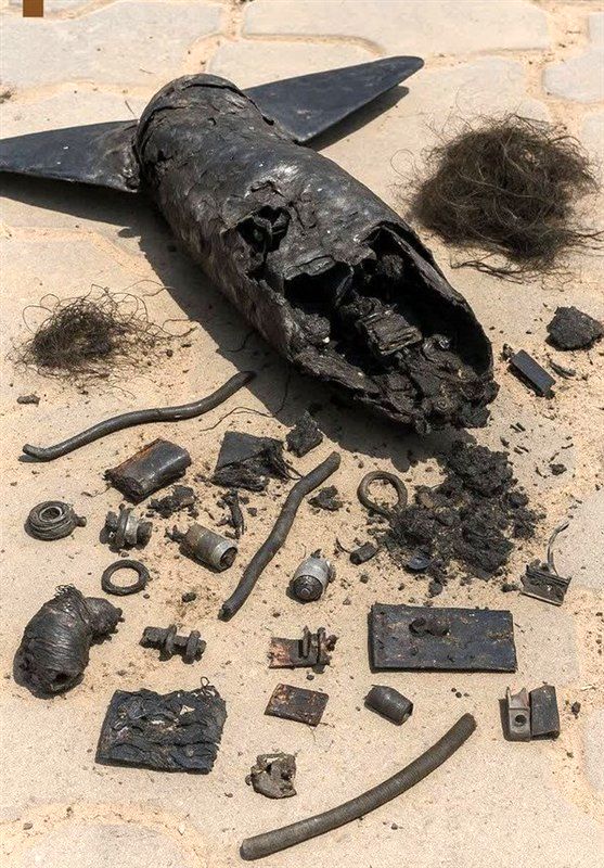 منهدم شدن پهپاد در منطقه کاشان 