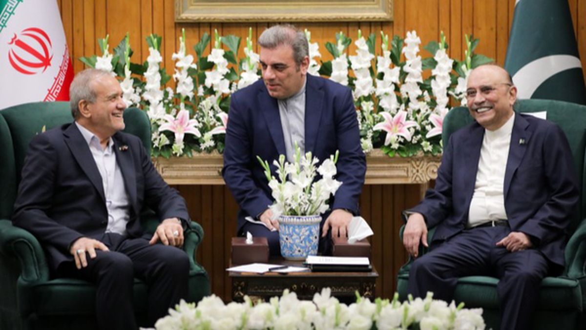 دیدار پزشکیان و رئیس جمهور پاکستان