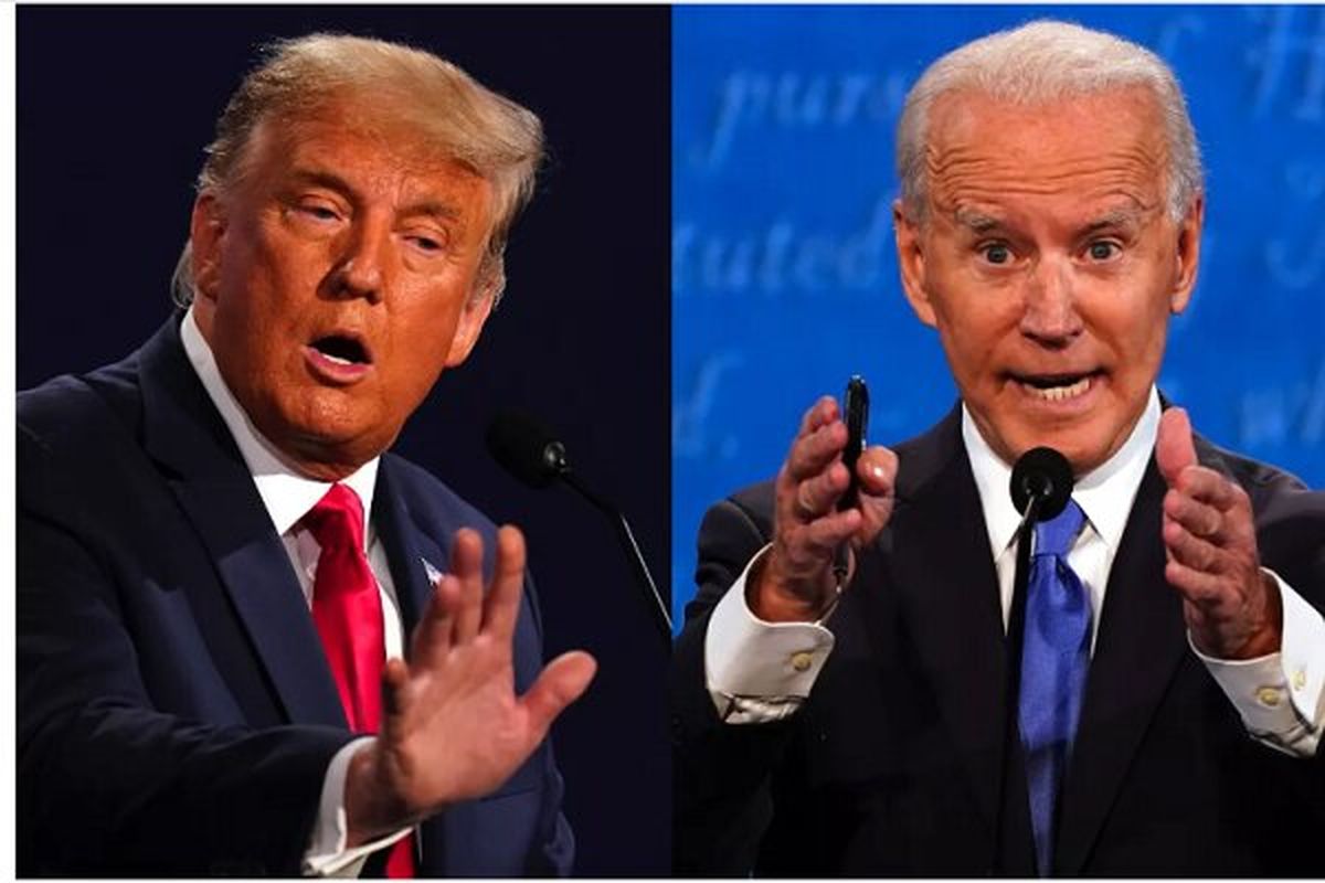 نظرسنجی انتخابانی بین ترامپ و بایدن 