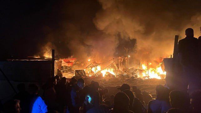 صهیونیست‌ها چادرهای آوارگان فلسطینی را بمباران کردند