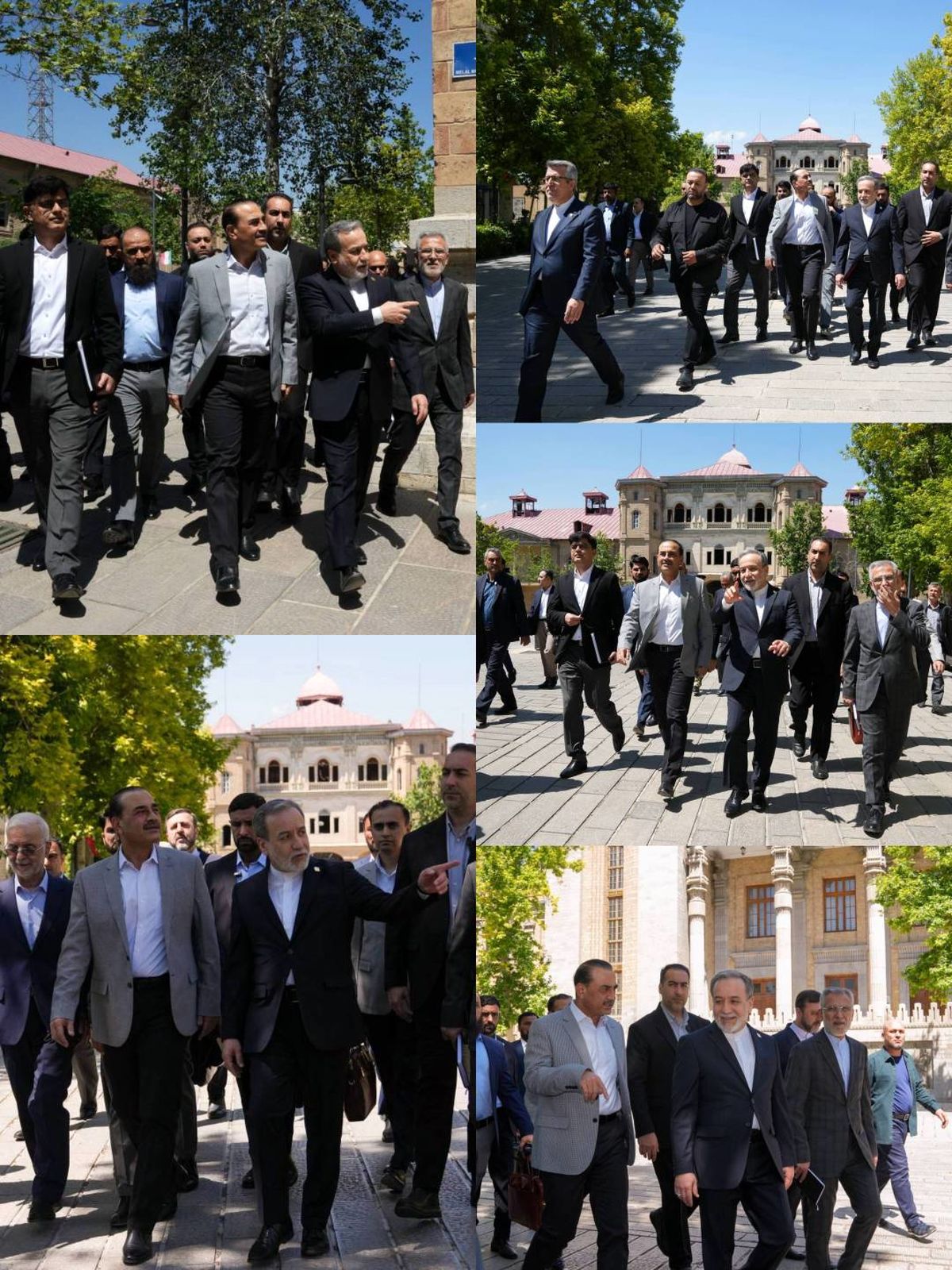بازدید عاصم منیر از میدان مشق همراه با عراقچی +عکس