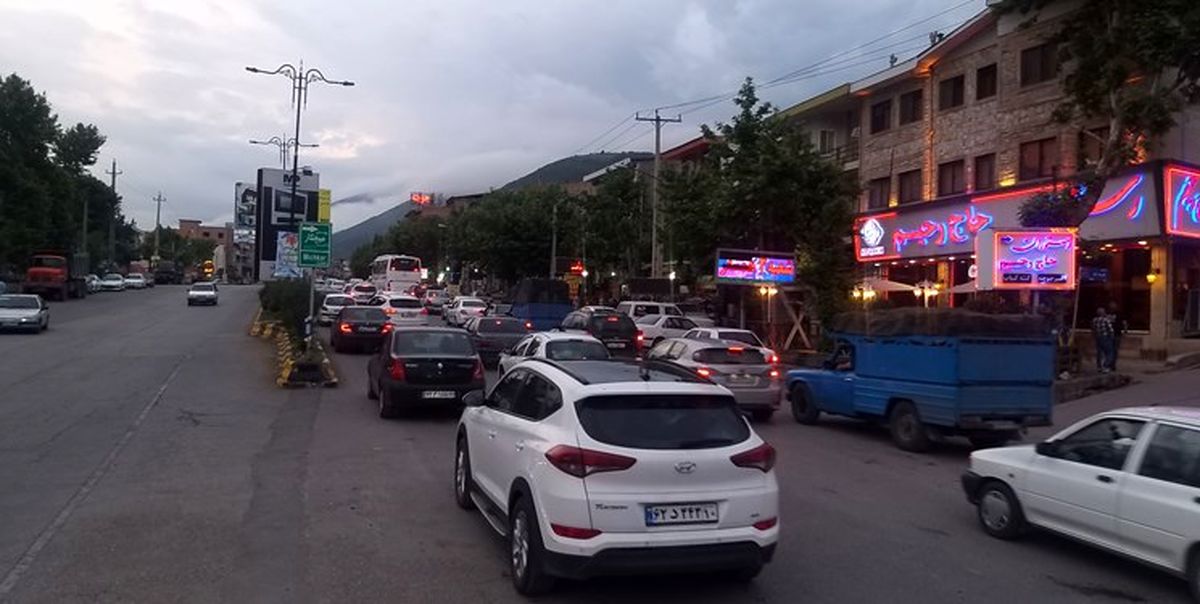 ترافیک سنگین در جادههای تهران ـ شمال