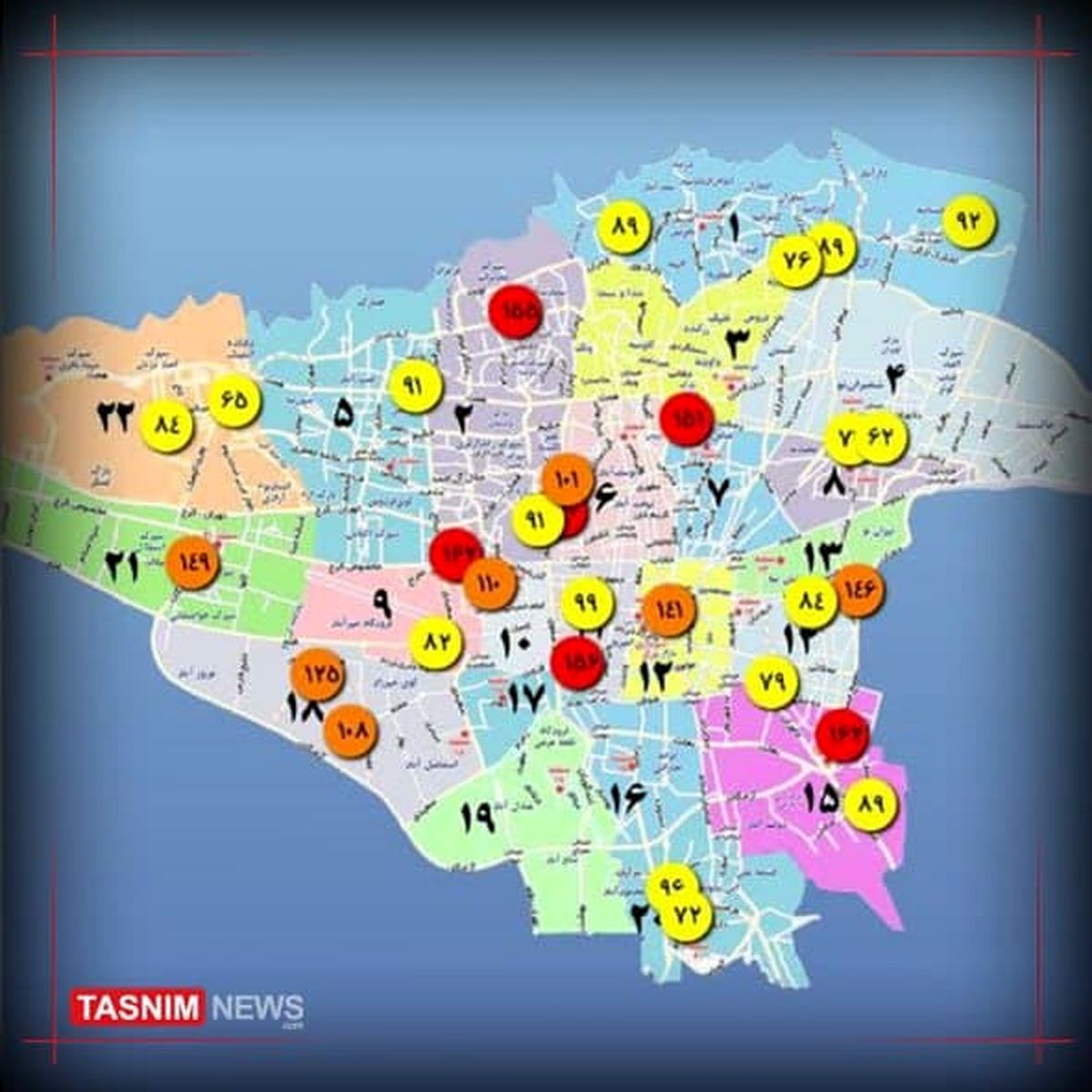 تداوم ۵ روزه آلودگی هوا در تهران
