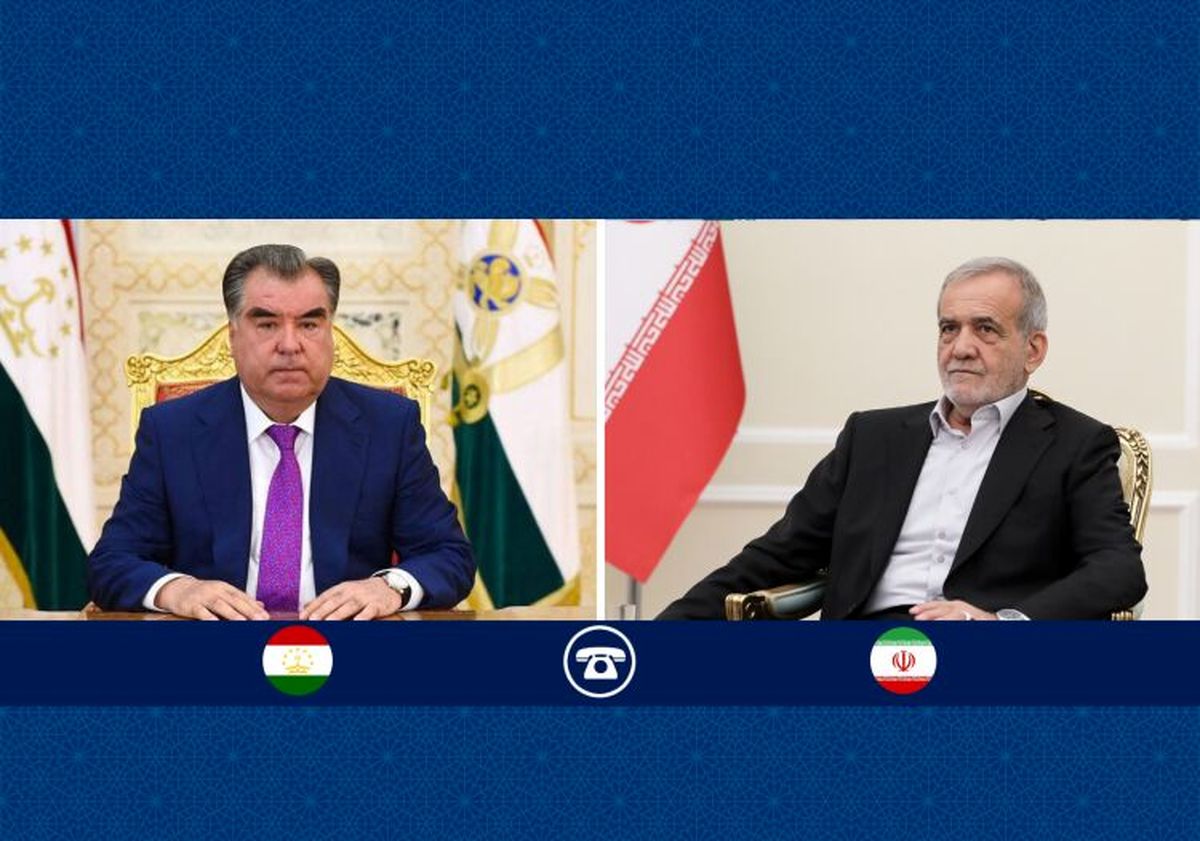 گفت‌وگوی تلفنی روسای جمهور ایران و تاجیکستان  