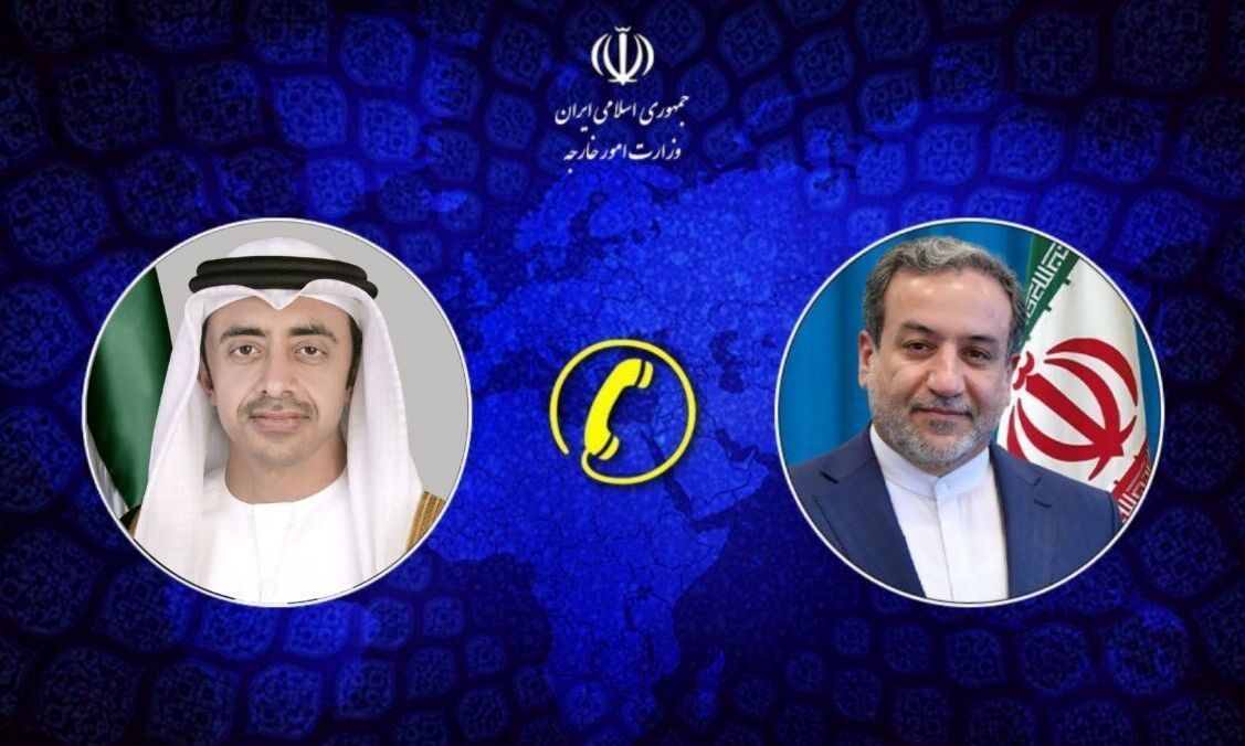 رایزنی تلفنی وزیران خارجه ایران و امارات  