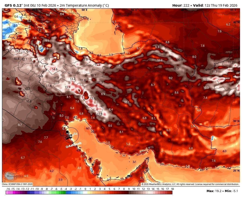 ناوگان عظیمی از گرمای فرا نرمال در راه کشور