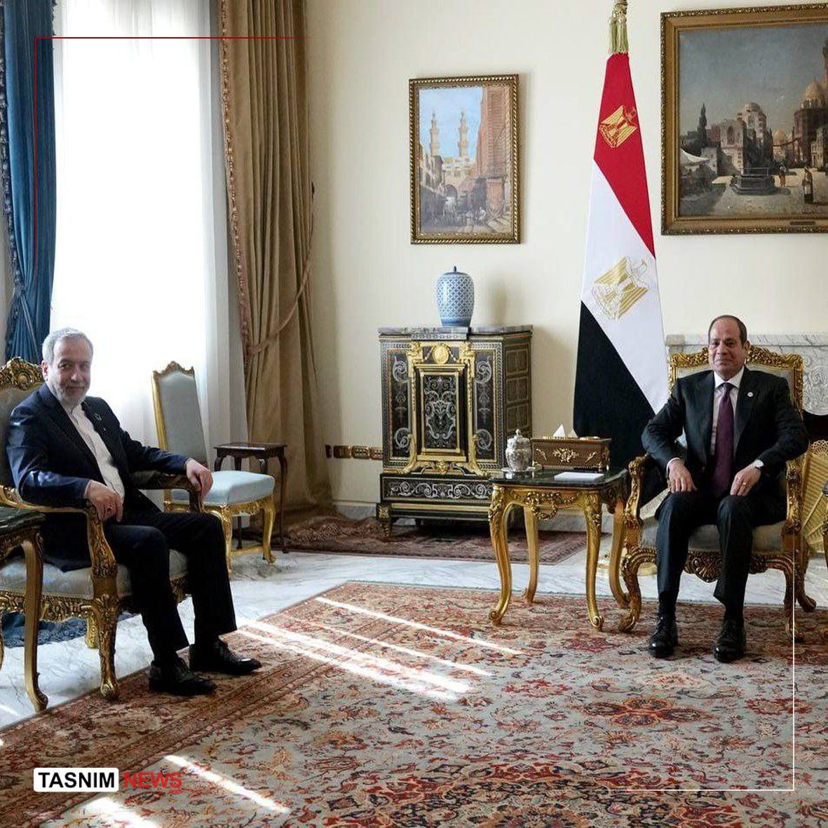 دیدار عراقچی با رئیس‌جمهور مصر