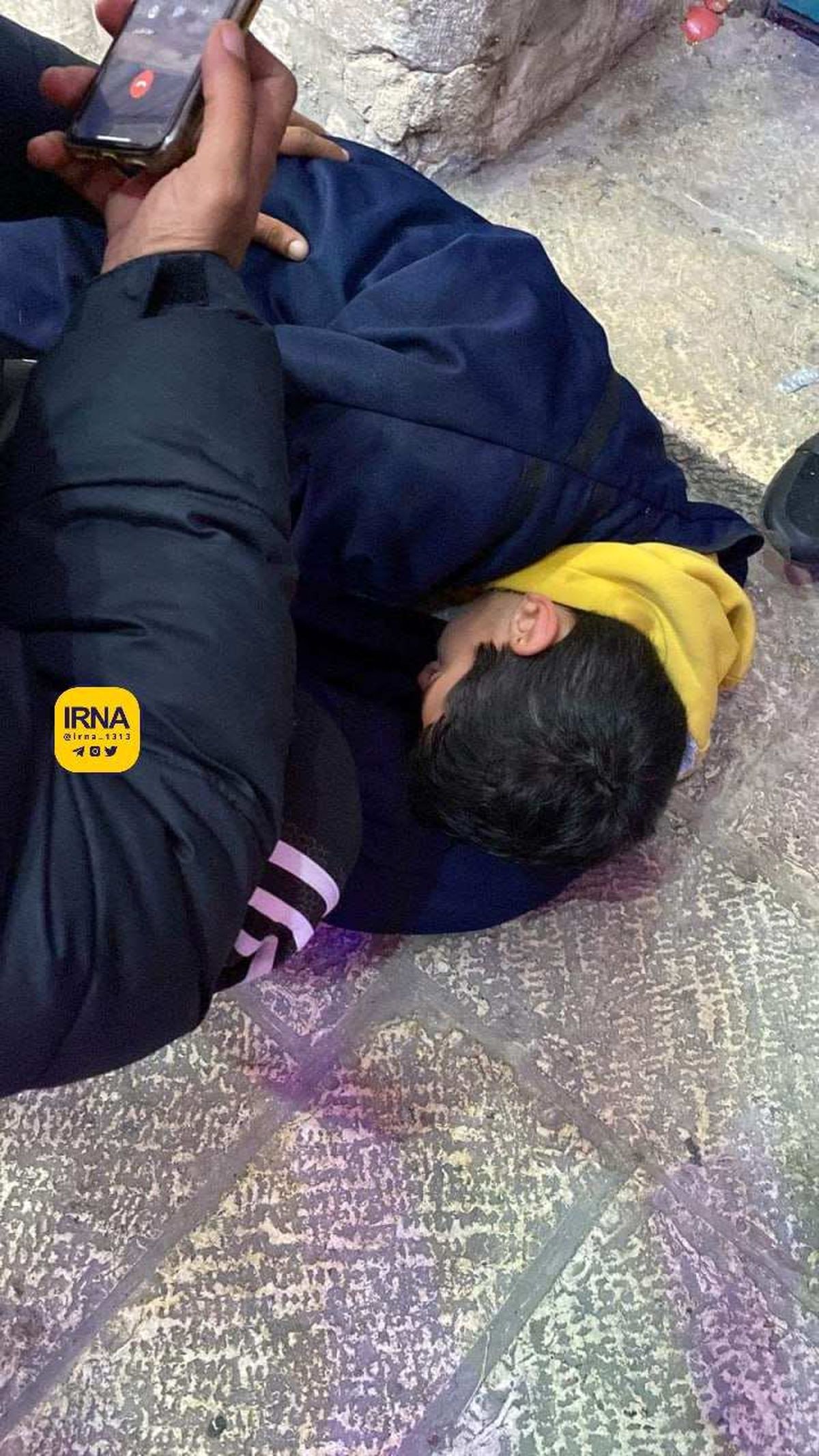 شهادت یک جوان فلسطینی در مقابل مسجد الاقصی