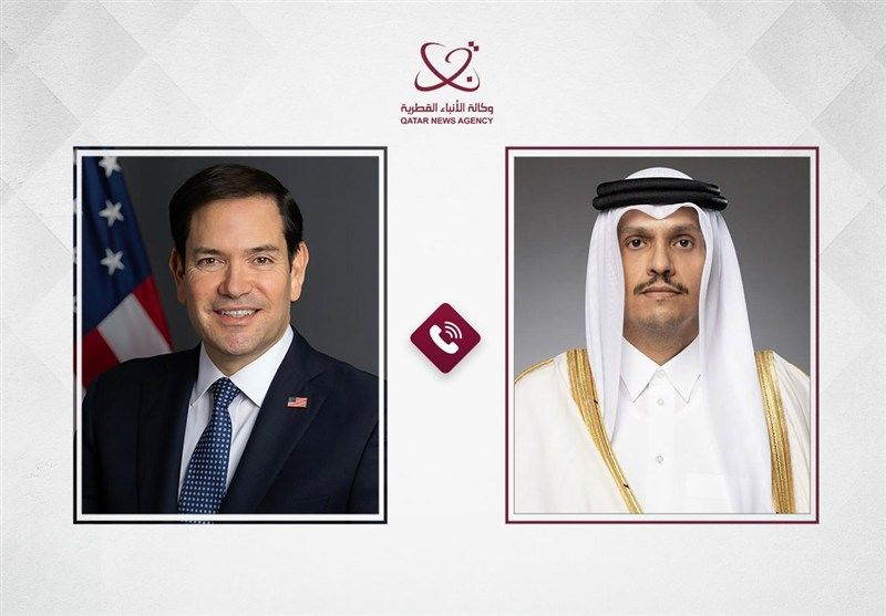 رایزنی تلفنی وزرای خارجه قطر و آمریکا در مورد منطقه