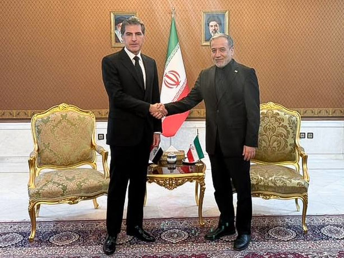 دیدار نیچروان بارزانی با سید عباس عراقچی +فیلم