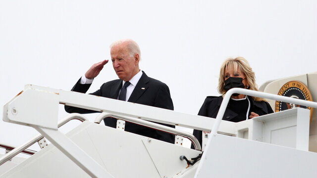 استقبال بایدن از اجساد سربازان آمریکایی کشته شده در کابل