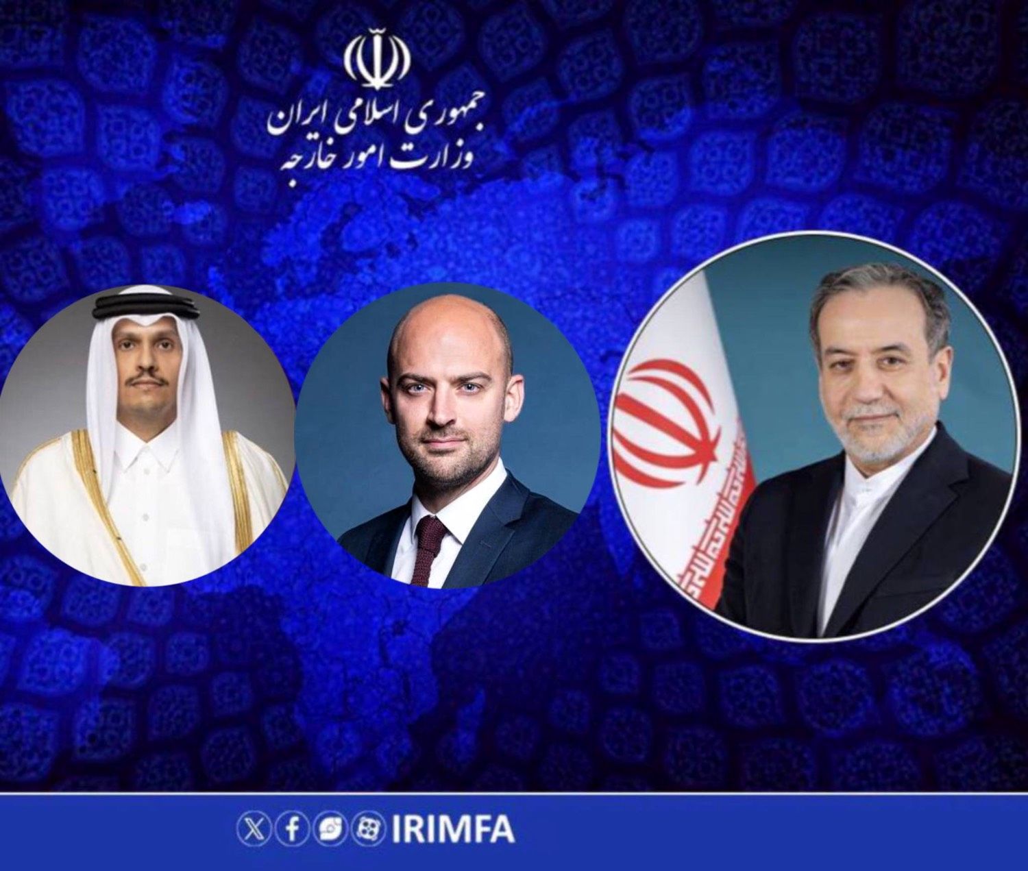 تماس‌های تلفنی عراقچی با وزرای خارجه فرانسه و قطر