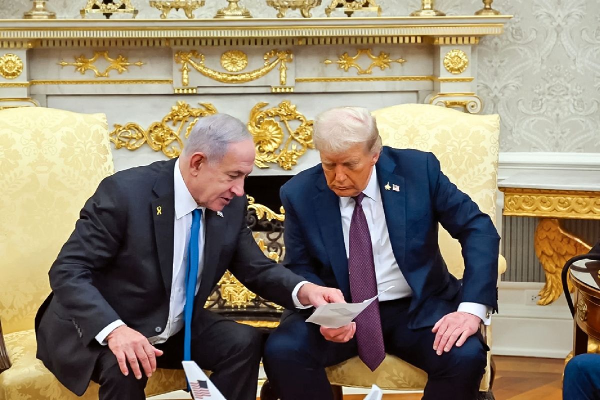 دیکته نتانیاهو با دستخط ترامپ ‌