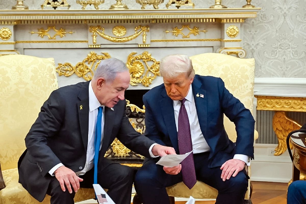 دیکته نتانیاهو با دستخط ترامپ ‌