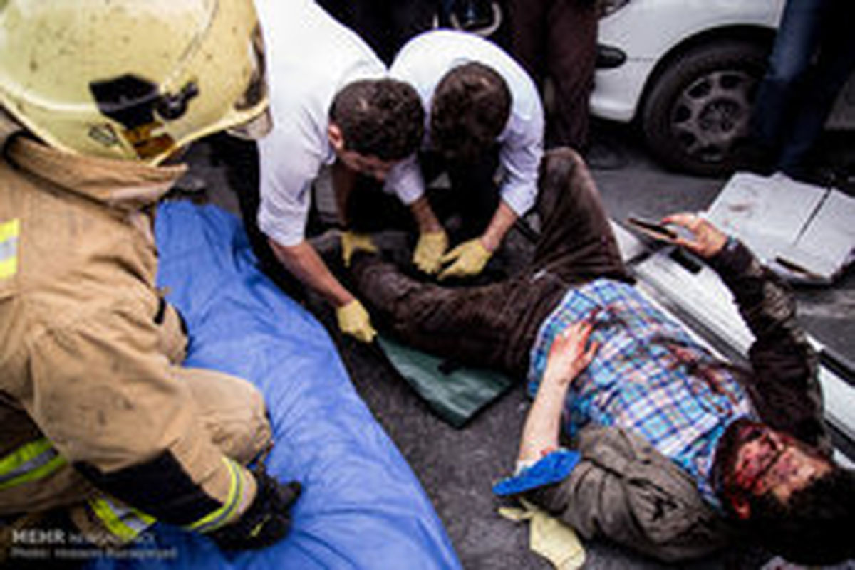 تصادف نیمه شب در بزرگراه آزادگان