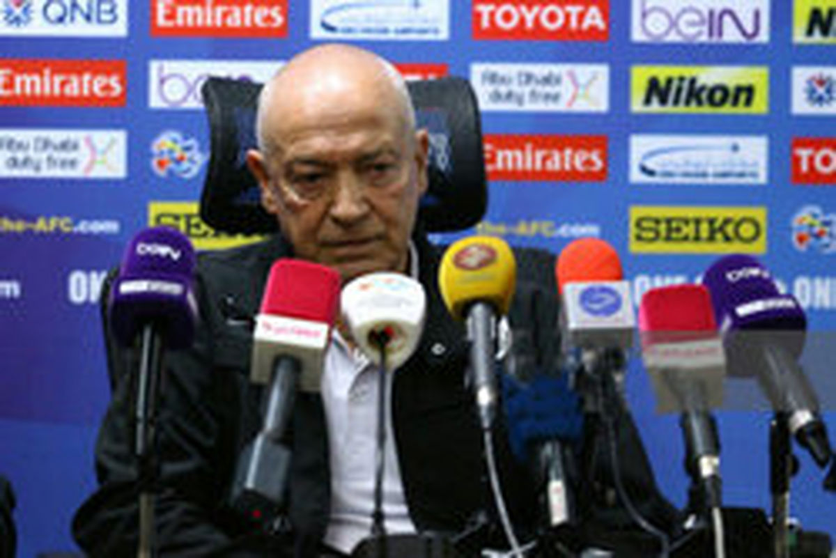 کری‌خوانی سرمربی السد پیش از بازی با پرسپولیس