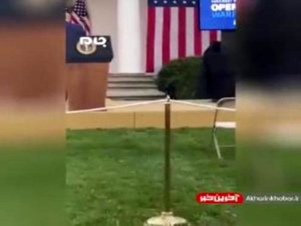 فرار ترامپ از سئوال عجیب یک خبرنگار +فیلم