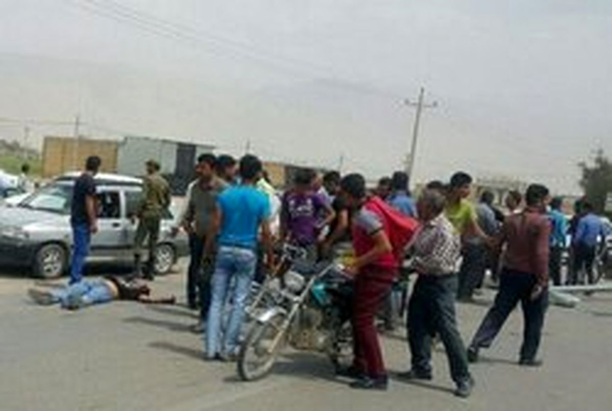 ‌یک کشته براثر ورزش باد شدیدی در داراب