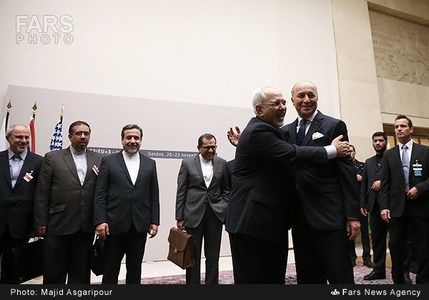 عکس/ دیدار ظریف و فابیوس