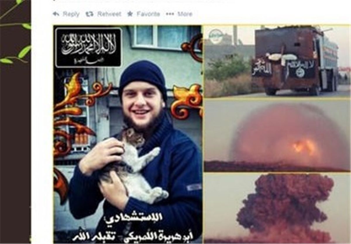 حمله انتحاری یک آمریکایی در سوریه/عکس
