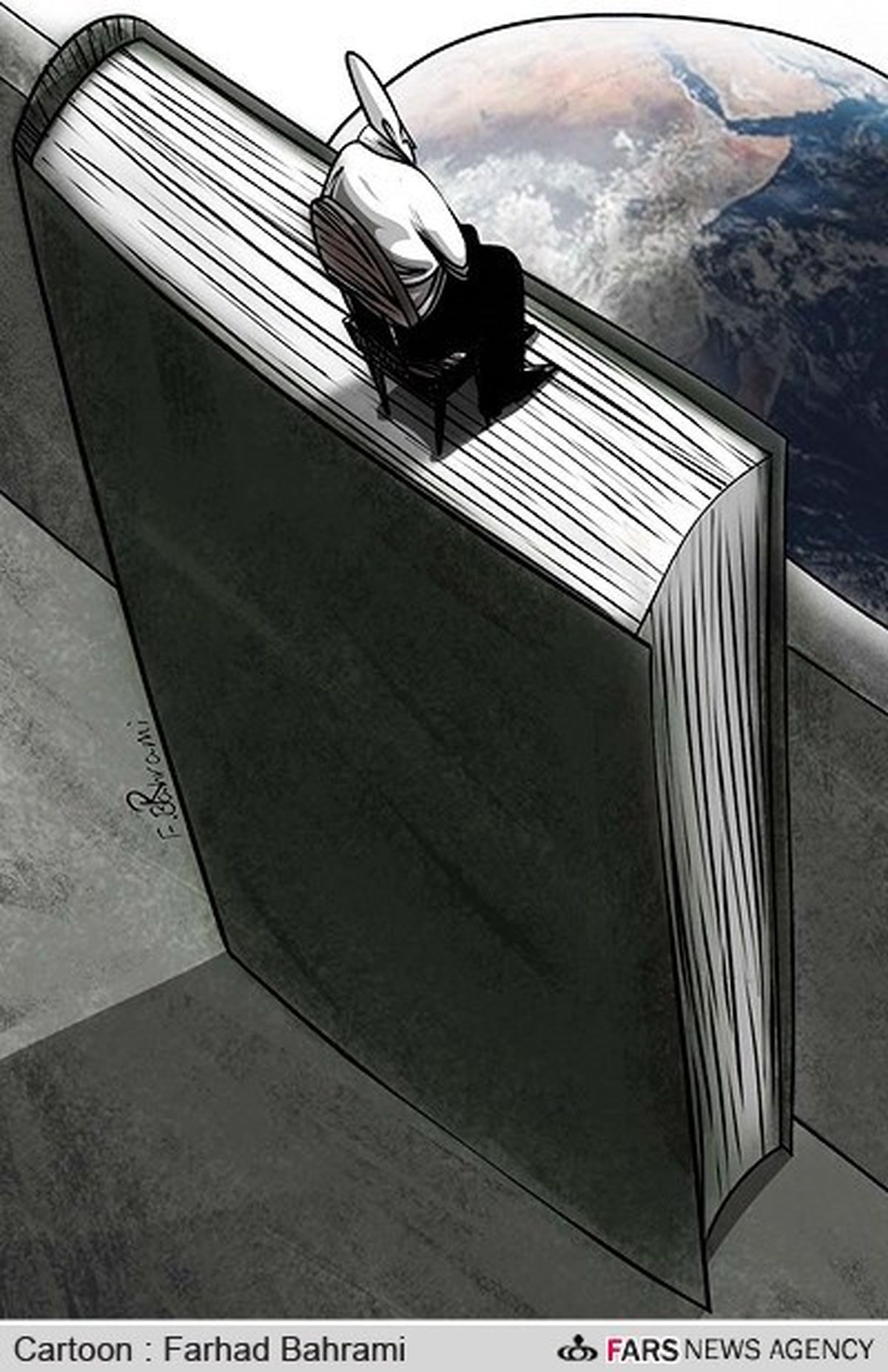 وسعت دید کتابخوان‌ها/ کارتون