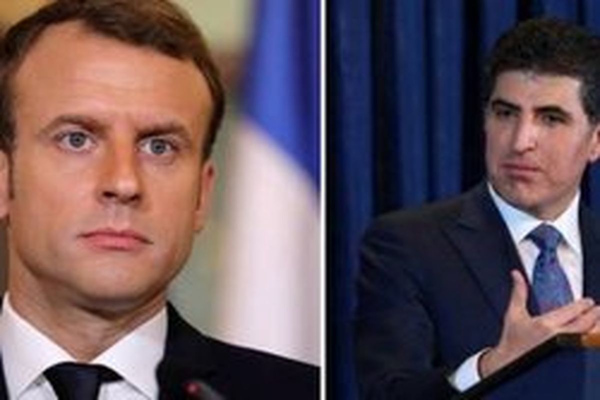 «ماکرون» با «نچیروان بارزانی» دیدار میکند