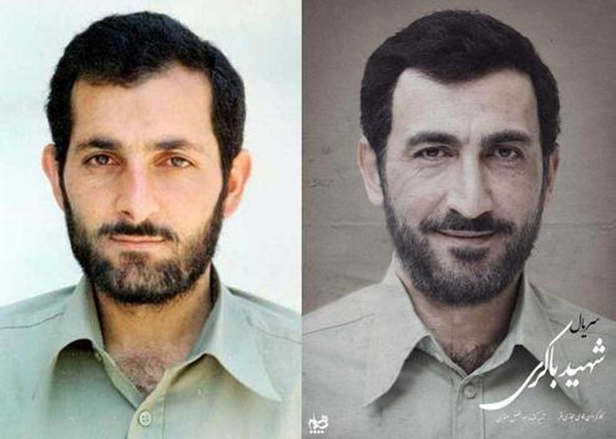 گریم هادی حجازیفر در نقش شهید مهدی باکری +عکس