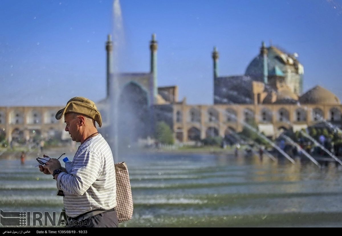گزارش تصویری: گردشگران خارجی در اصفهان