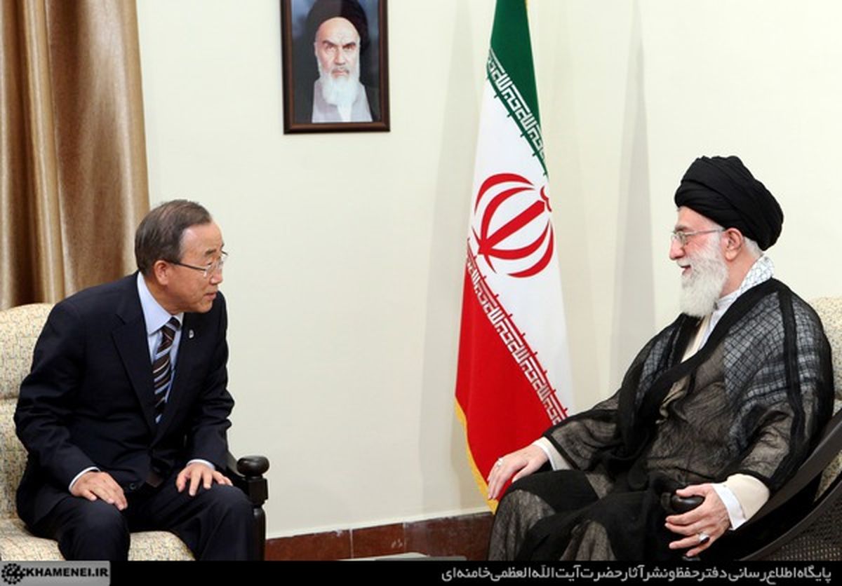 تصاویر/ دیدار بانكی‌مون با رهبرمعظم‌انقلاب