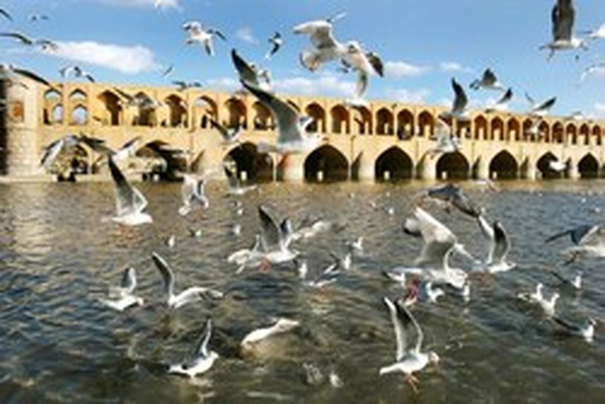 تصویر زیرخاکی از دستفروشهای حاشیه زایندهرود