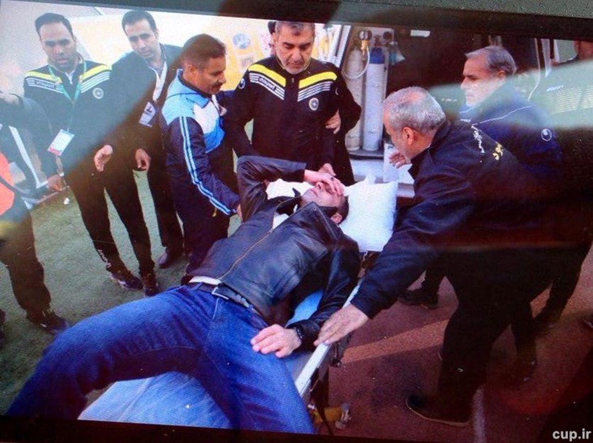 انتقال ویسی به بیمارستان +عکس