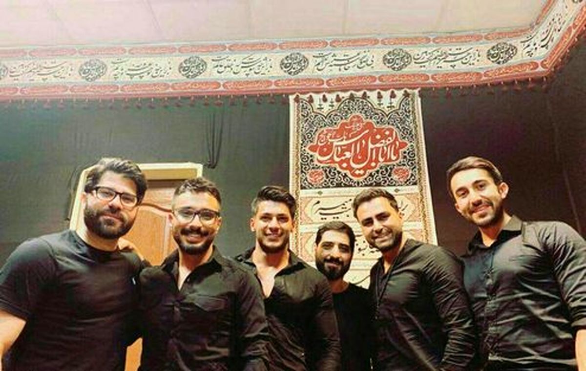 حامد همایون و پازل بند در هیئت مجید بنی فاطمه +عکس