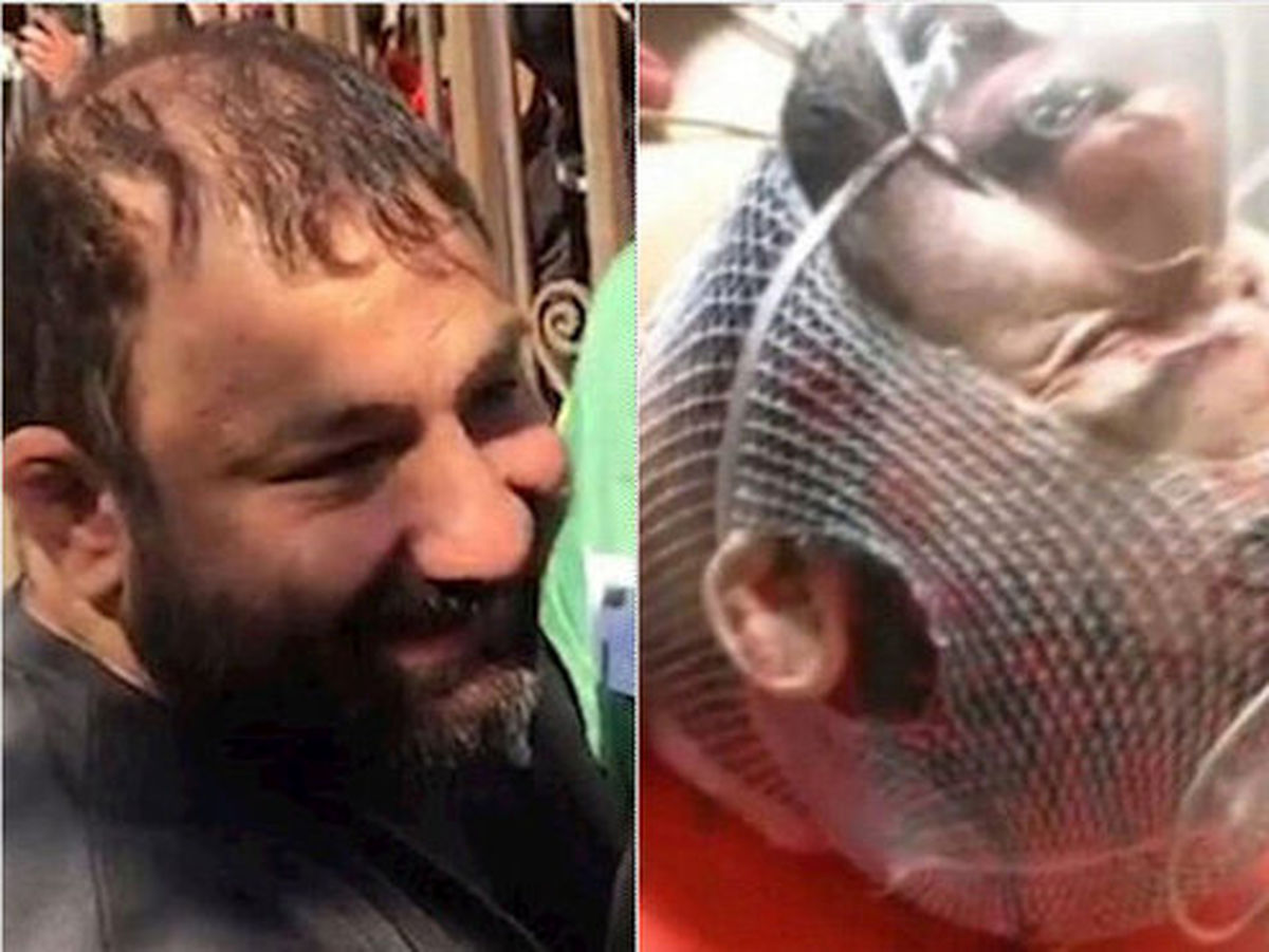 نوشته پشت در اتاق «هانی کرده» در بیمارستان +عکس