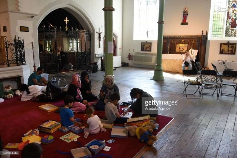 تصاویر: اسکان موقت ساکنان برج گرنفل لندن