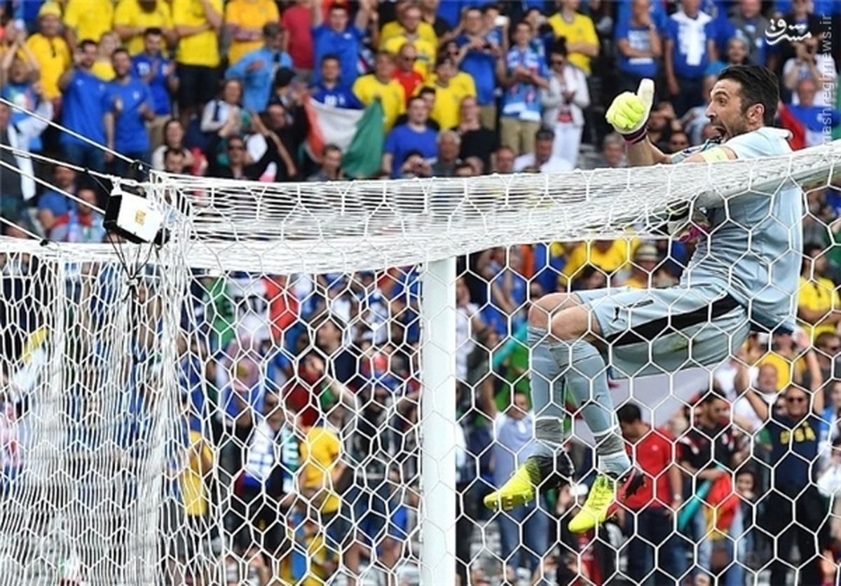 بوفون شادی خطرناکش را تکرار کرد +عکس