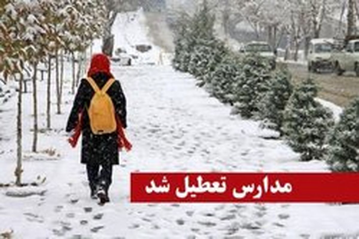 برف مدارس یزد را هم تعطیل کرد