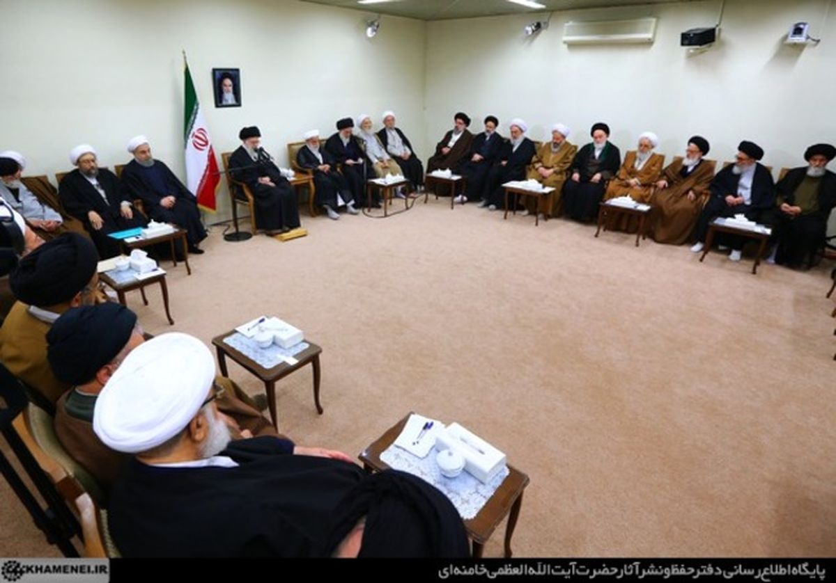 تصاویر: دیدار رئیس و اعضای مجلس خبرگان با رهبر انقلاب