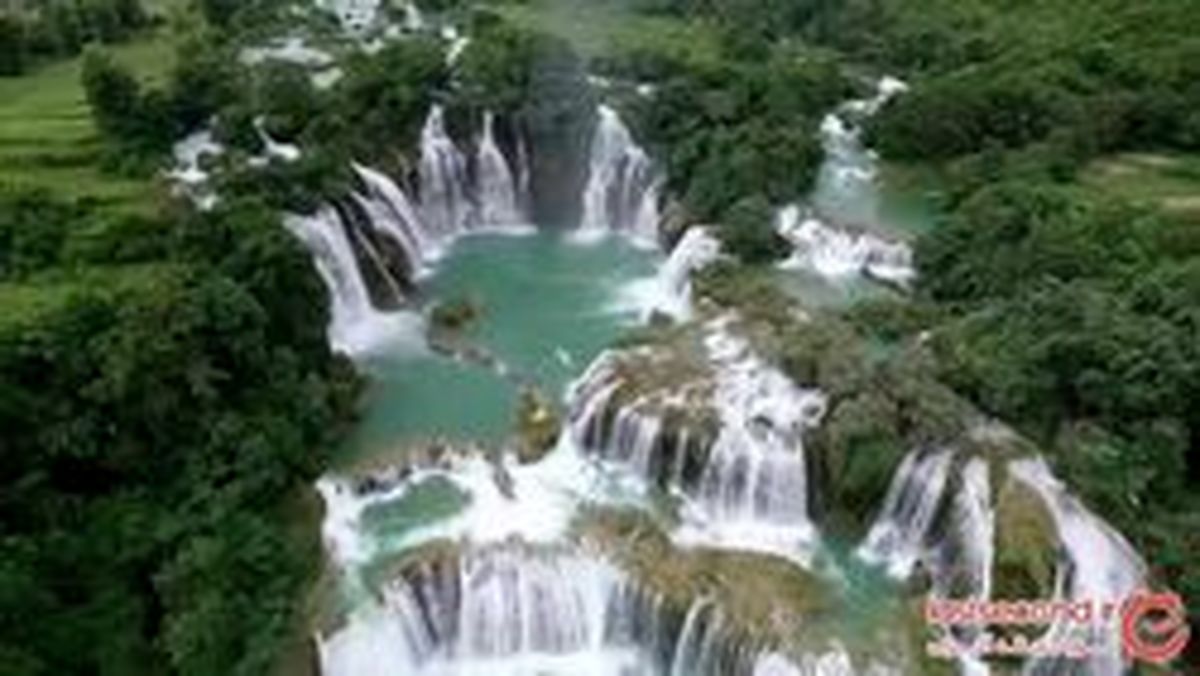 تصاویر: آبشاری خارق العاده در مرز چین و ویتنام