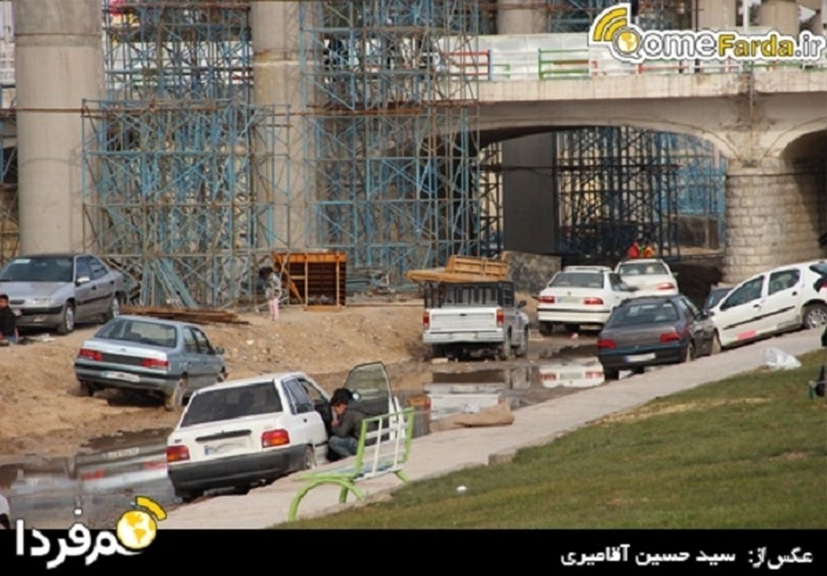 پارک خودرو با اعمال شاقه/ تصاویر